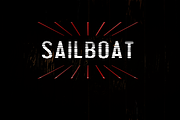 SAILBOAT - a modern font, a Font by Swarovski Crystals (Thumbnail 4 of 4)