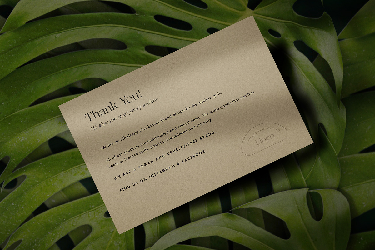 LINEN- Multipurpose Postcard Mockup, a Mockup by Cuoco (Photo 2 of 5)