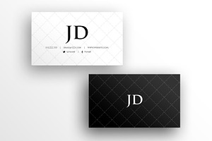 Cross Stitch Business Card Template