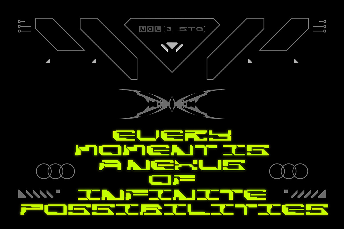 NEXUS-G | Modern Pixel Font, a Sans Serif Font by Nol 3 Studio (Photo 2 of 9)