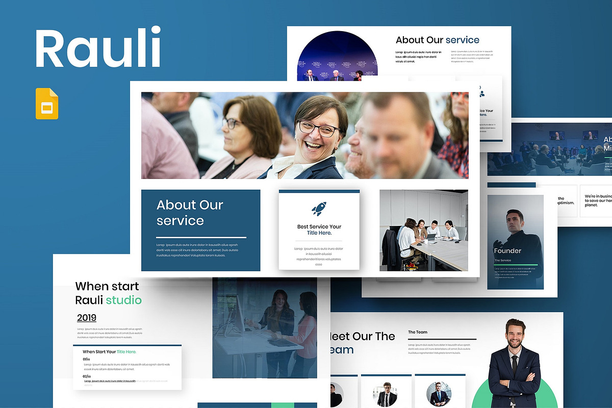 Rauli - Business Google Slide Templa, a Presentation Template by Dens Creative Studio (Photo 1 of 6)
