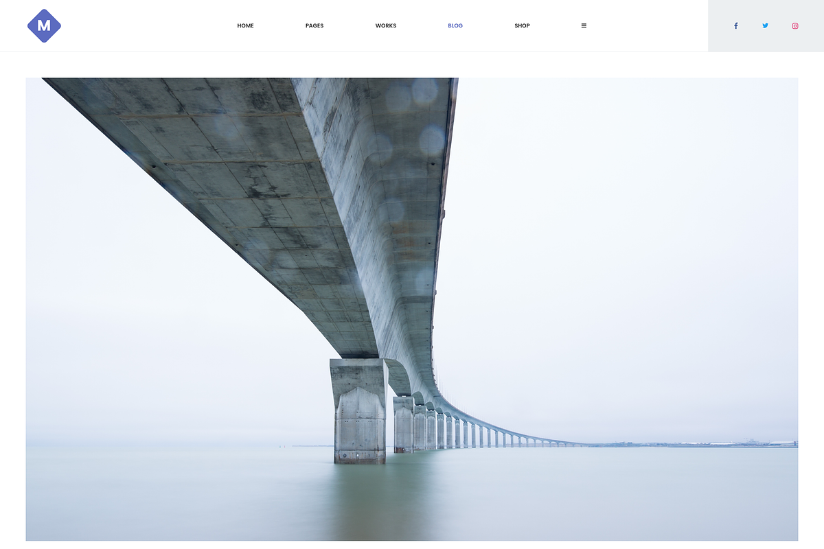 M - Minimal Portfolio Template, a Landing Page Template by bigpsfan's SHOP (Photo 16 of 18)