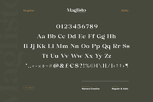 Maglisto - Modern Serif Display