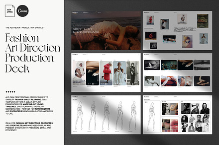 Fashion Art Direction ProductionDeck, a Presentation Template by ReAffirm