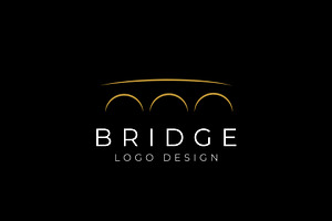 Minimalist Bridge Logo Design, a Branding & Logo Template by AlvinStd