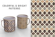 Earthy Aztec Vector Pattern Set, a Pattern Graphic by Jennadesigns (Thumbnail 10 of 15)