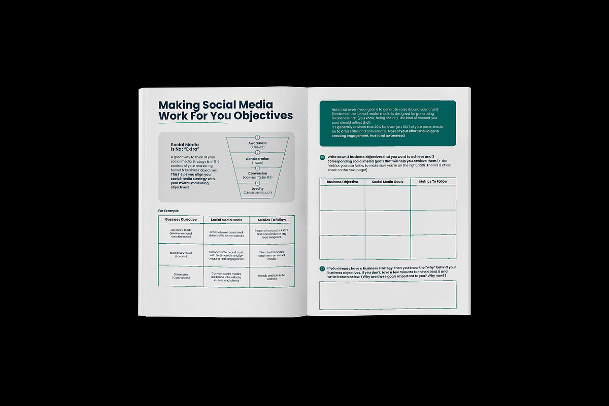 Social Media Strategy Workbook CANVA, a Templates & Theme by AndrewPixel (Photo 2 of 9)