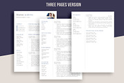 Simple Resume Template for Word | CV, a Resume Template by aivos (Thumbnail 4 of 7)