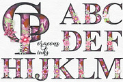 Gorgeous pinks watercolor design set, a Work Illustration by fashionaddict (Thumbnail 10 of 11)