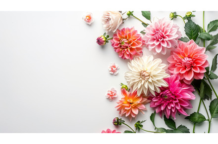 Dahlia floral background, a Nature Photo by Neirfy