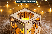 Tealight Holder Boxes SVG Laser Cut, a Graphic by AtacanDigital (Thumbnail 1 of 14)