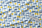 Mediterranean food Sardine patterns, a Pattern Graphic by Tani Kuzminka (Thumbnail 14 of 25)