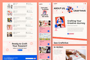 CraftHive - Creative Workshop Framer, a Websites & App Template by peterdraw (Thumbnail 3 of 5)