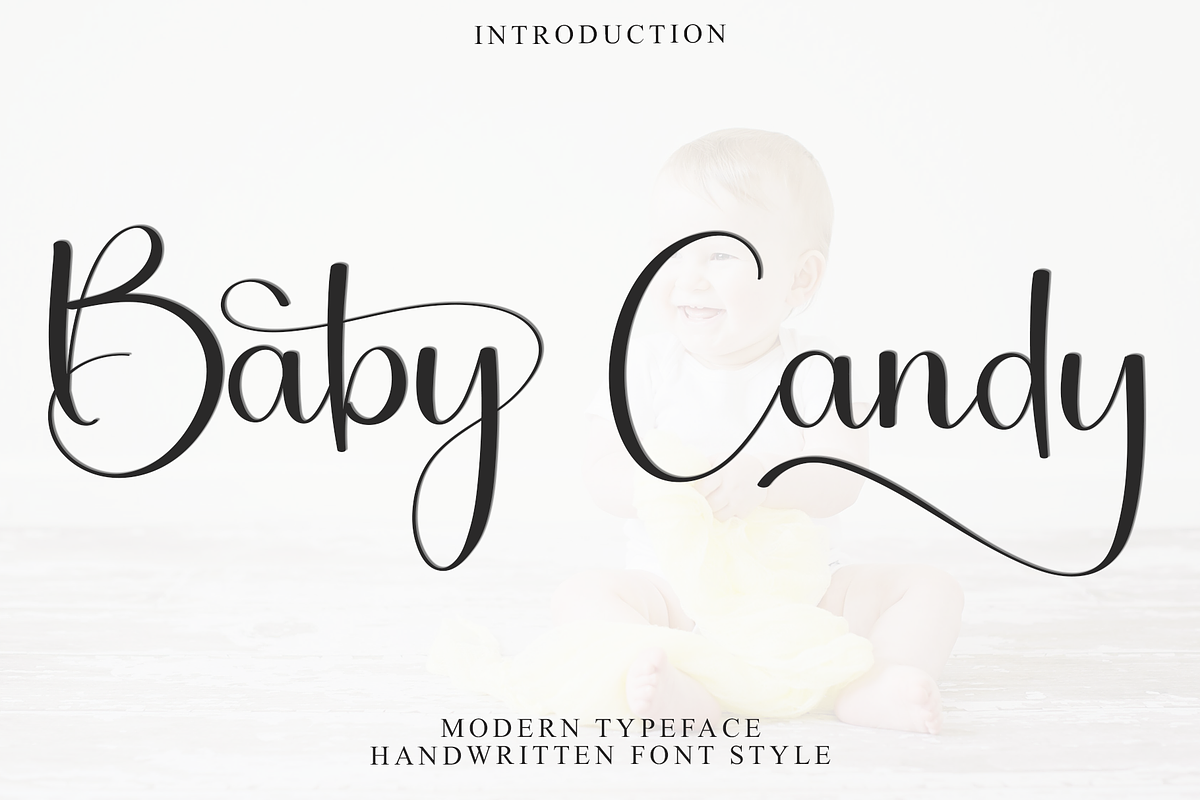 Baby Candy, a Handwritten Font by InermediaSTUDIO (Photo 1 of 8)