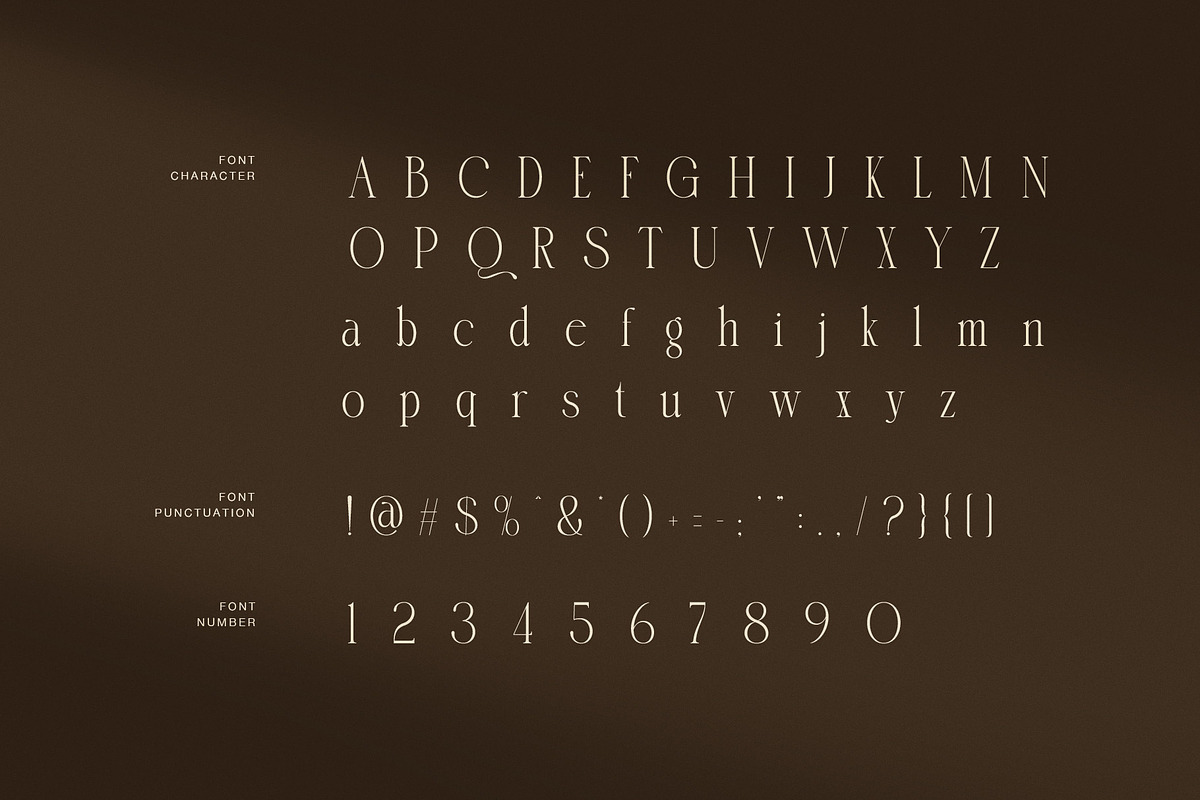 Nadien Elegant Serif Font, a Serif Font by Graphicxell (Photo 7 of 8)