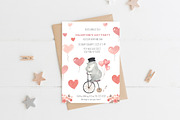 LOVE. Valentine's day collection, an Animal Illustration by OlliArtDesign (Thumbnail 6 of 16)
