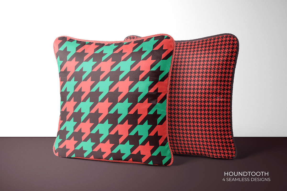 Pink Houndstooth Patterns, a Pattern Graphic by Rose Design (Photo 3 of 5)