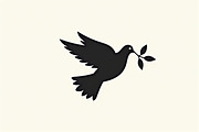 Peace Bird Silhouette Pack, an Illustration by jahid234 (Thumbnail 14 of 21)