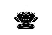 Lotus Flower Silhouette Vector Bundl, an Illustration by Creativeshirt (Thumbnail 36 of 51)
