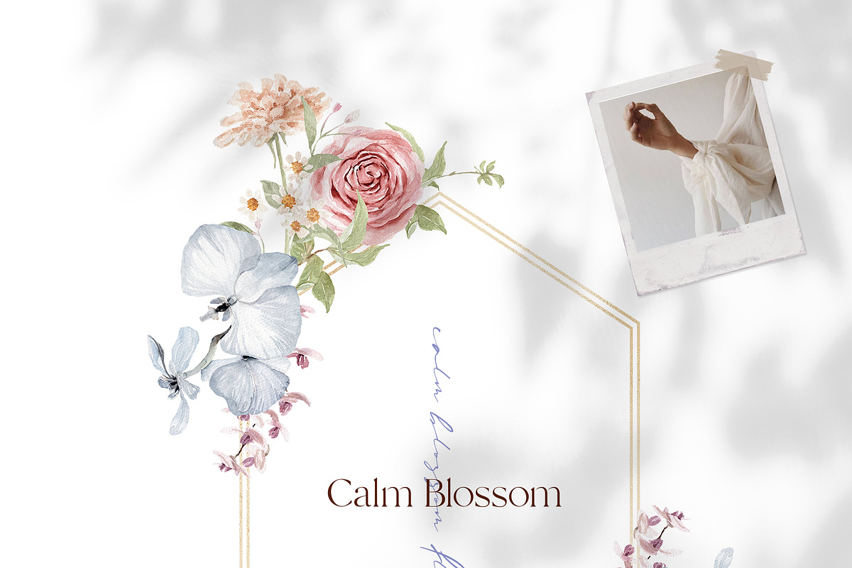 Watercolor Flower - Calm Blossom, a Decorative Illustration by Beigetime (Photo 13 of 16)