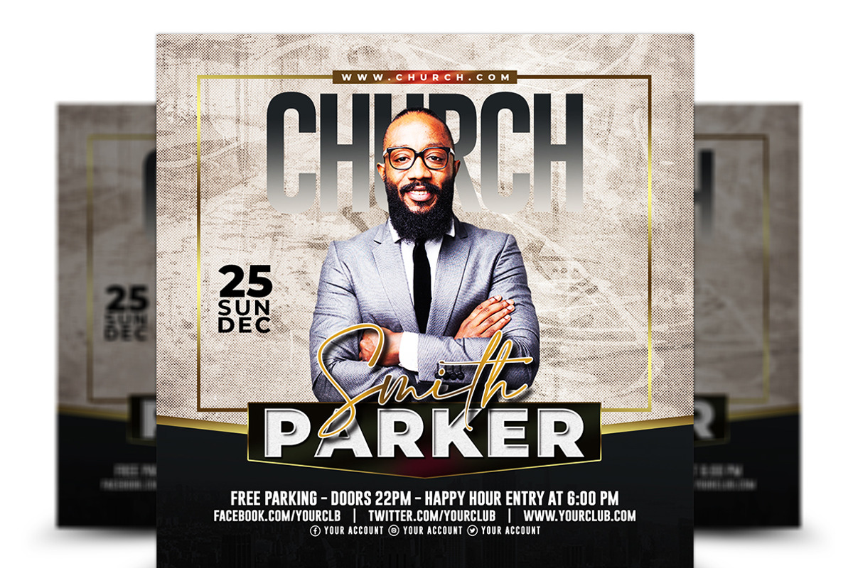 Church Flyer, a Flyer Template by AfzaalGraphics (Photo 1 of 2)