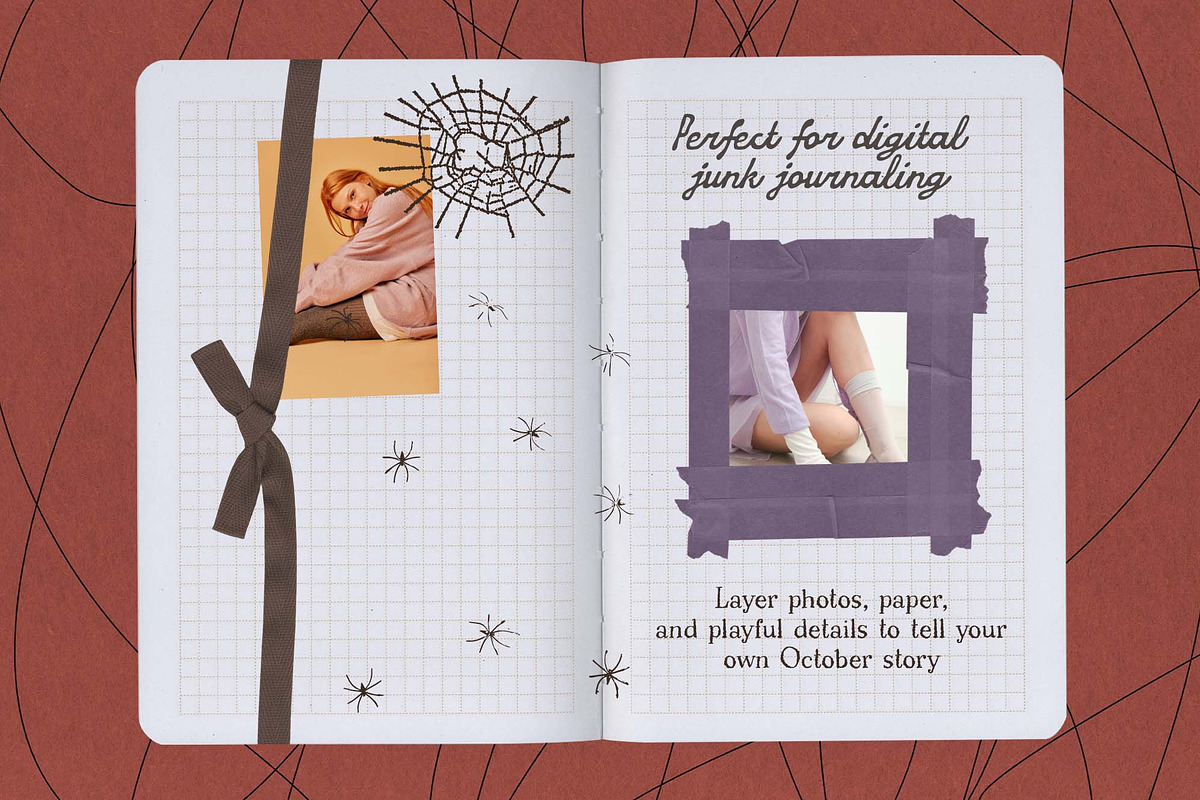 Paper Haunts – Halloween Collage, an Object Graphic by DigARTbyHavroshka (Photo 6 of 12)