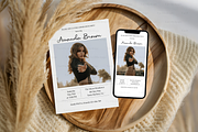 Neutral Card and Phone Mockup, an Advertising Mockup by TatiMockup (Thumbnail 3 of 3)