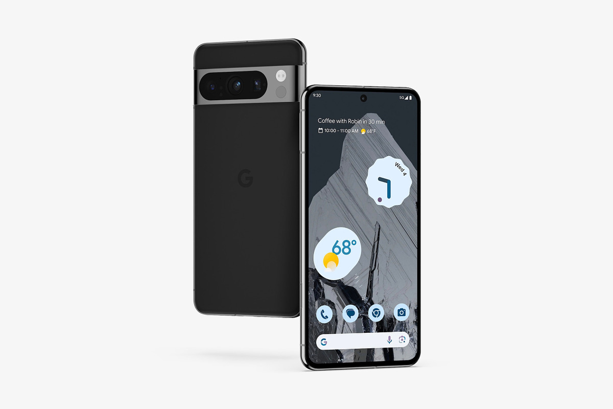 Google Pixel 8 Pro Mockups, an Android Mockup by ls.graphics (Photo 6 of 9)