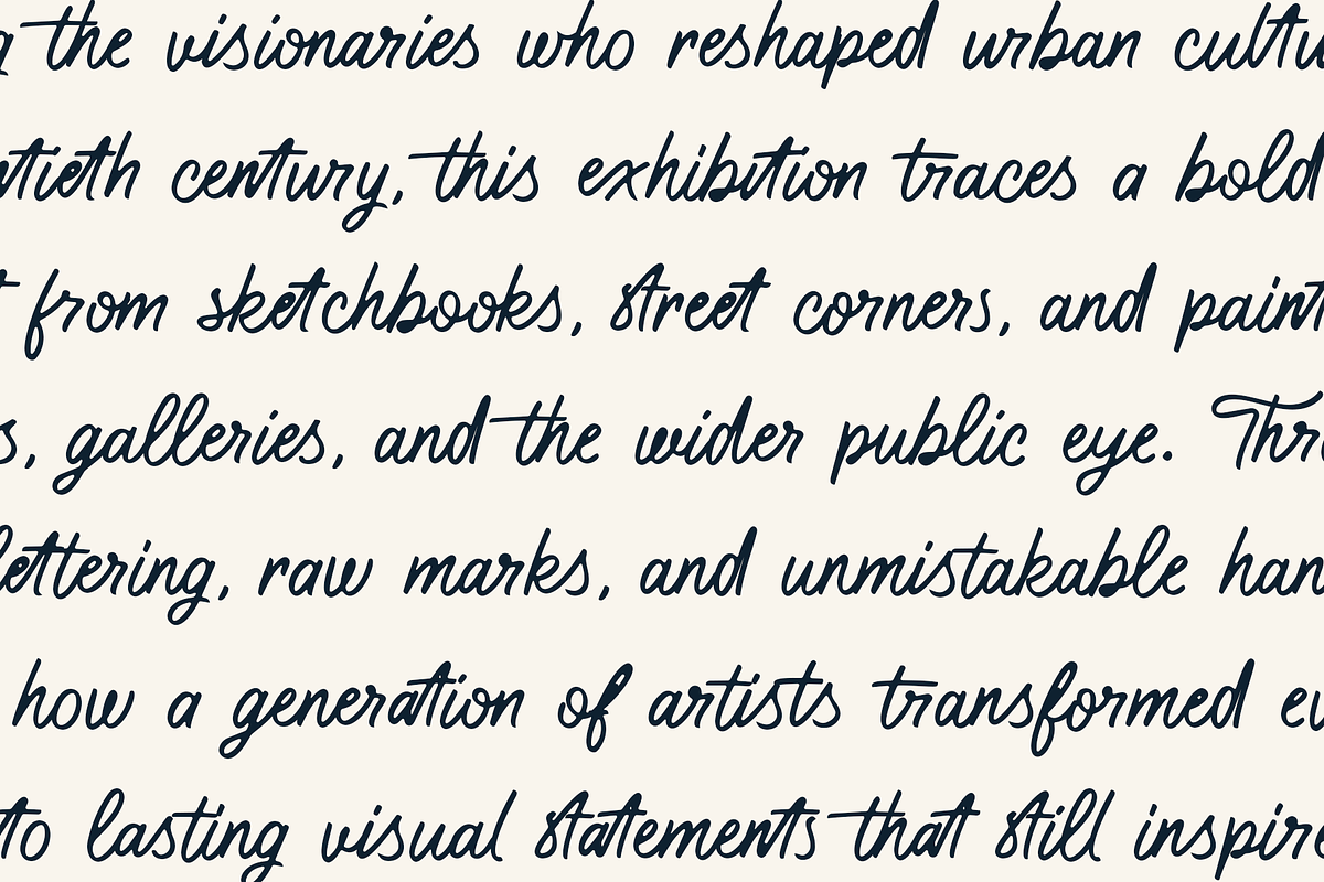 Typeful - Handwritten Script Font, a Script Font by Only Fonts (Photo 14 of 16)