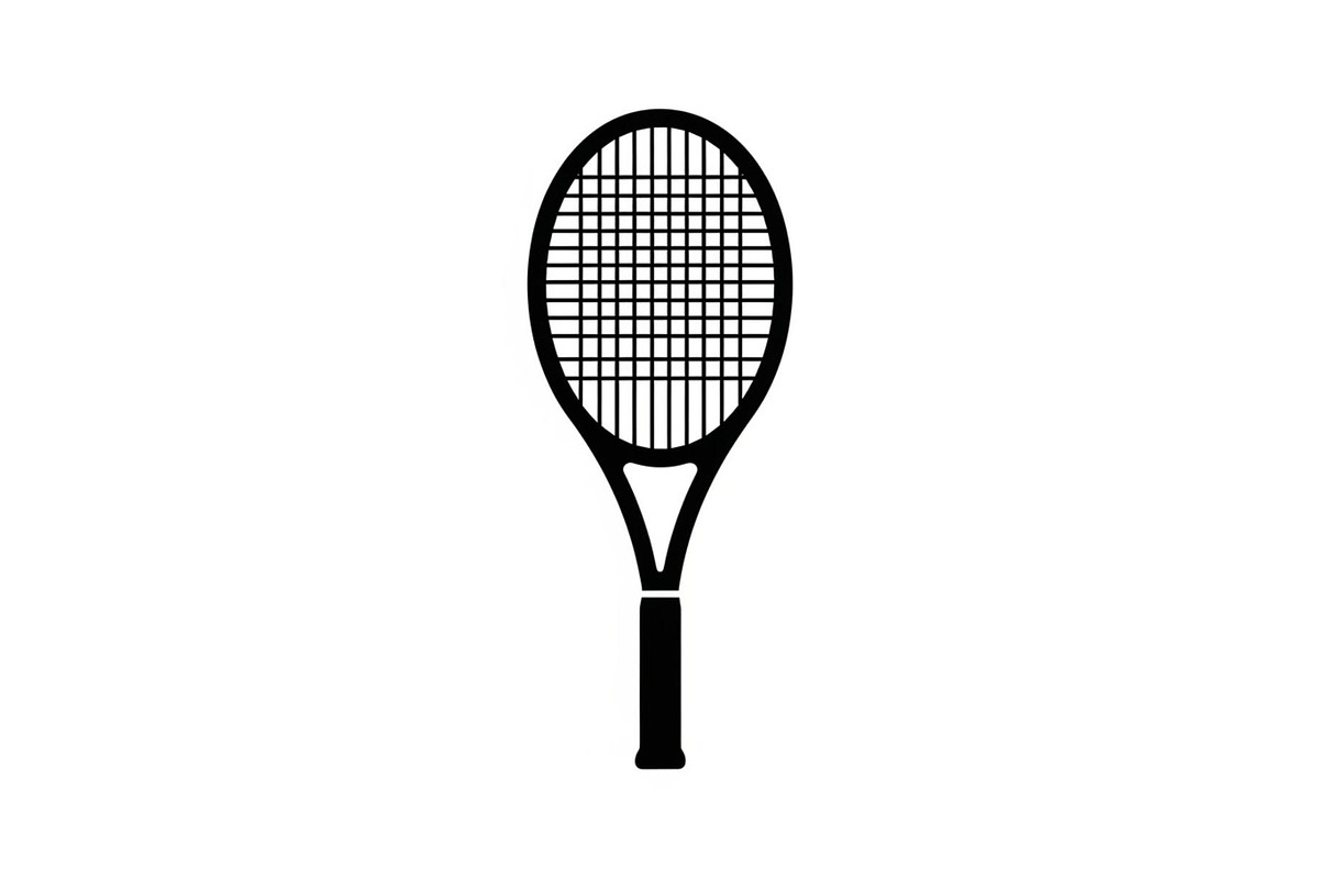 Tennis Racket Icon Silhouette Bundle, an Illustration by Designs_River (Photo 28 of 51)