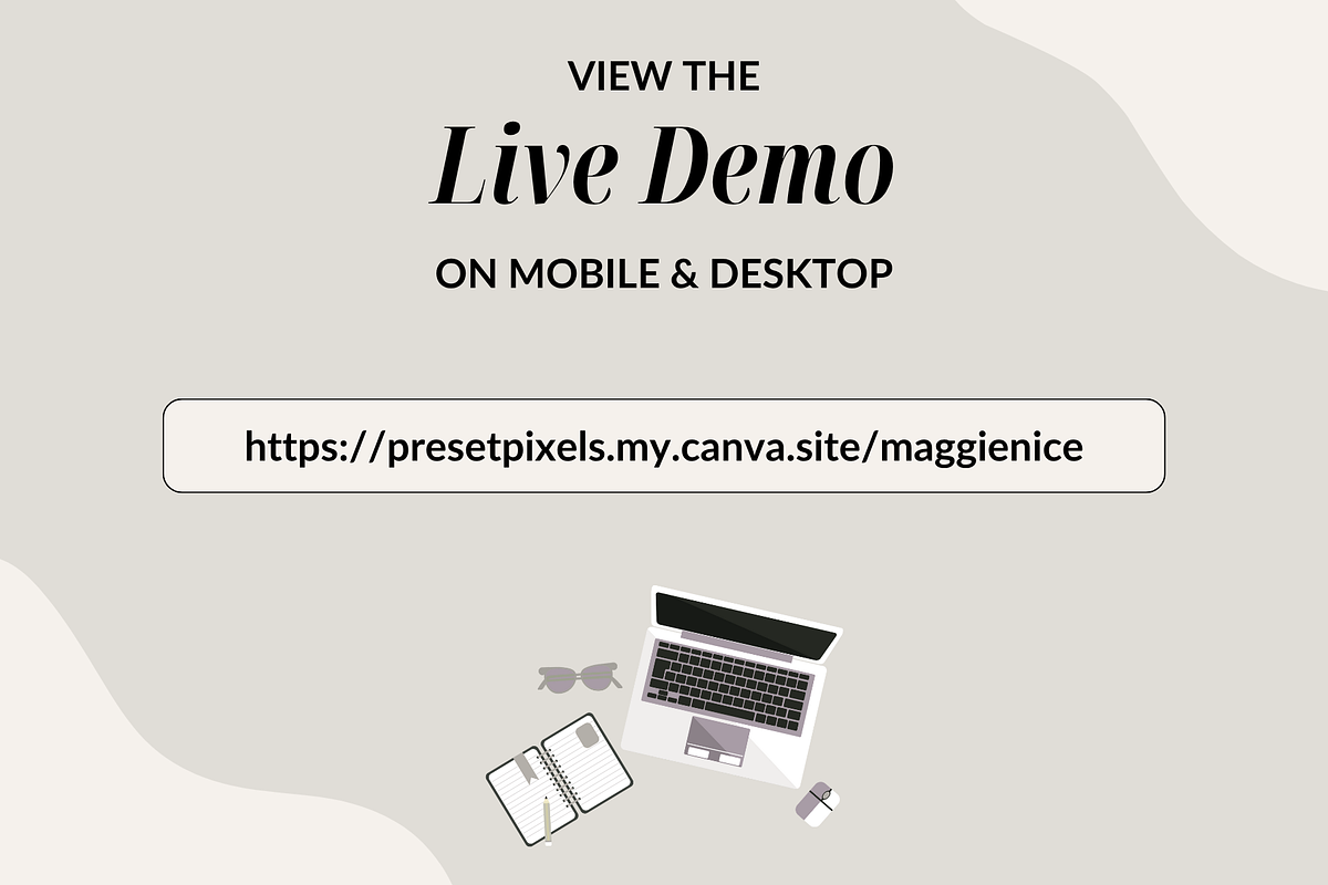 Social Media Manager Website Canva, a Landing Page Template by Preset Pixels (Photo 9 of 10)