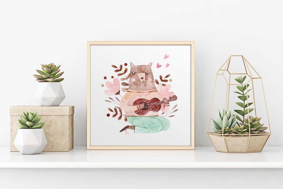 Lovely Bears, an Animal Illustration by svetsum (Photo 9 of 9)