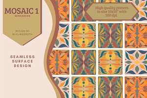 Mosaic 1, MPK00100- Seamless Pattern