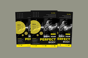 Shape Your Prefect Body Poster, a Poster Template by Vibesteam