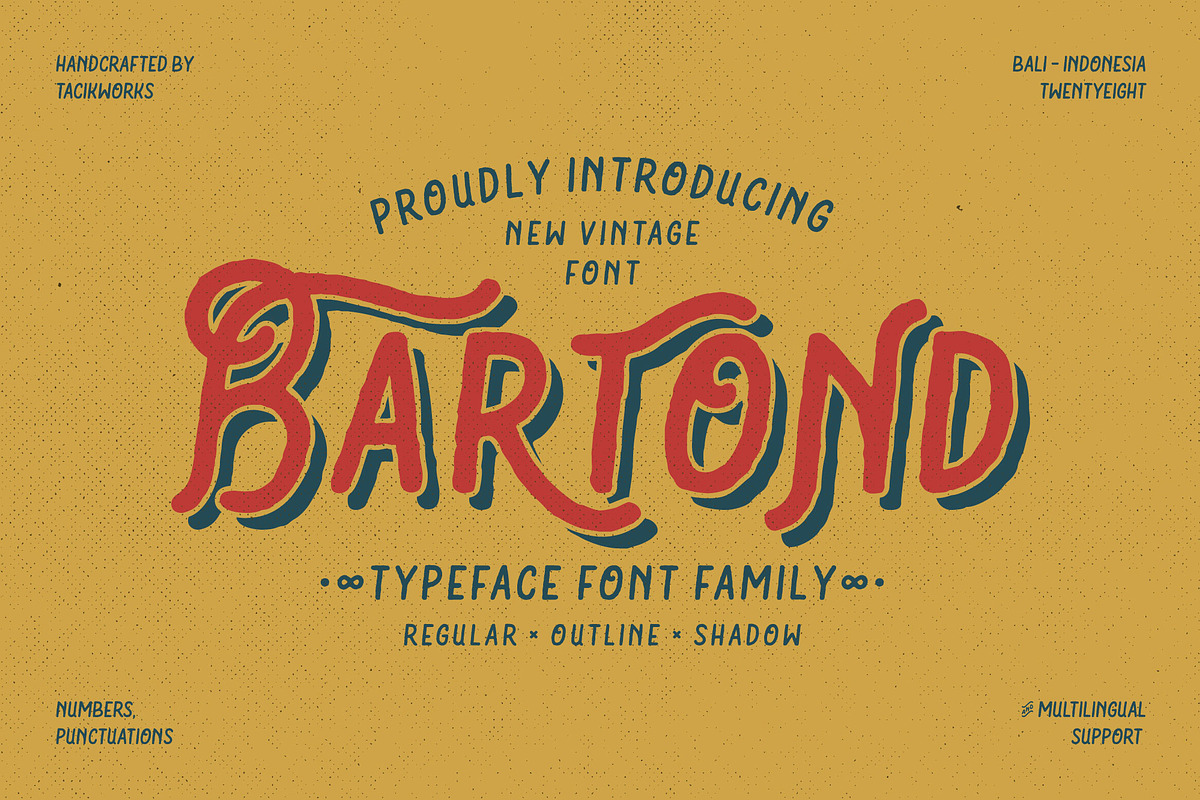 Bartond Typeface - On Sale!