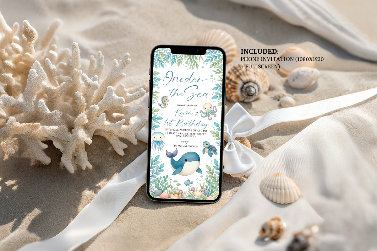 Nautical Phone Invite, a Templates & Theme by Digital_Mind (Photo 2 of 3)