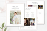 Photography Pricing Guide PSD, a Flyer Template by By Stephanie Design (Thumbnail 4 of 6)
