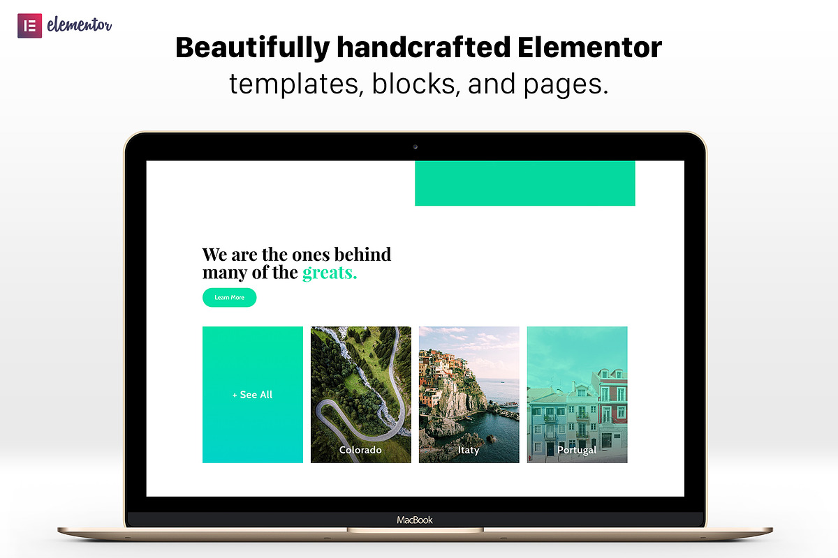 Elementor UI Kit, Templates, Blocks, an UI Kit Template by Elementor Market (Photo 2 of 5)