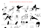 Yoga & Cafe Illustrations, a Person Illustration by Volga_Store (Thumbnail 6 of 10)