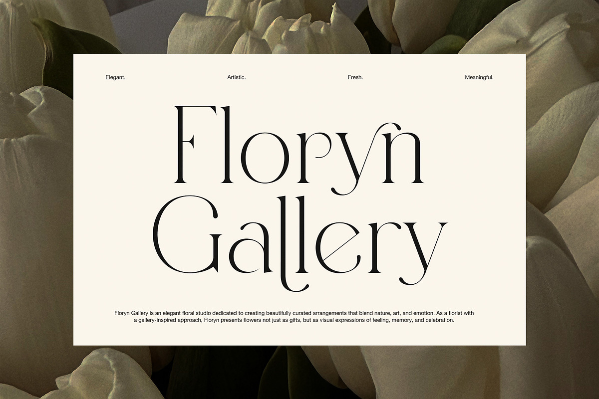 Bidan Elegant Luxury Serif Font, a Serif Font by Graphicxell (Photo 2 of 8)