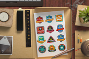 1046 VINTAGE BADGE & RIBBON, a Branding & Logo Template by Toonsteb (Thumbnail 2 of 19)