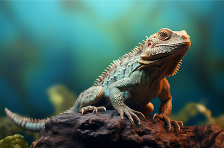 Vivid Lizard view colorful, an Animal Photo by Ylivdesign