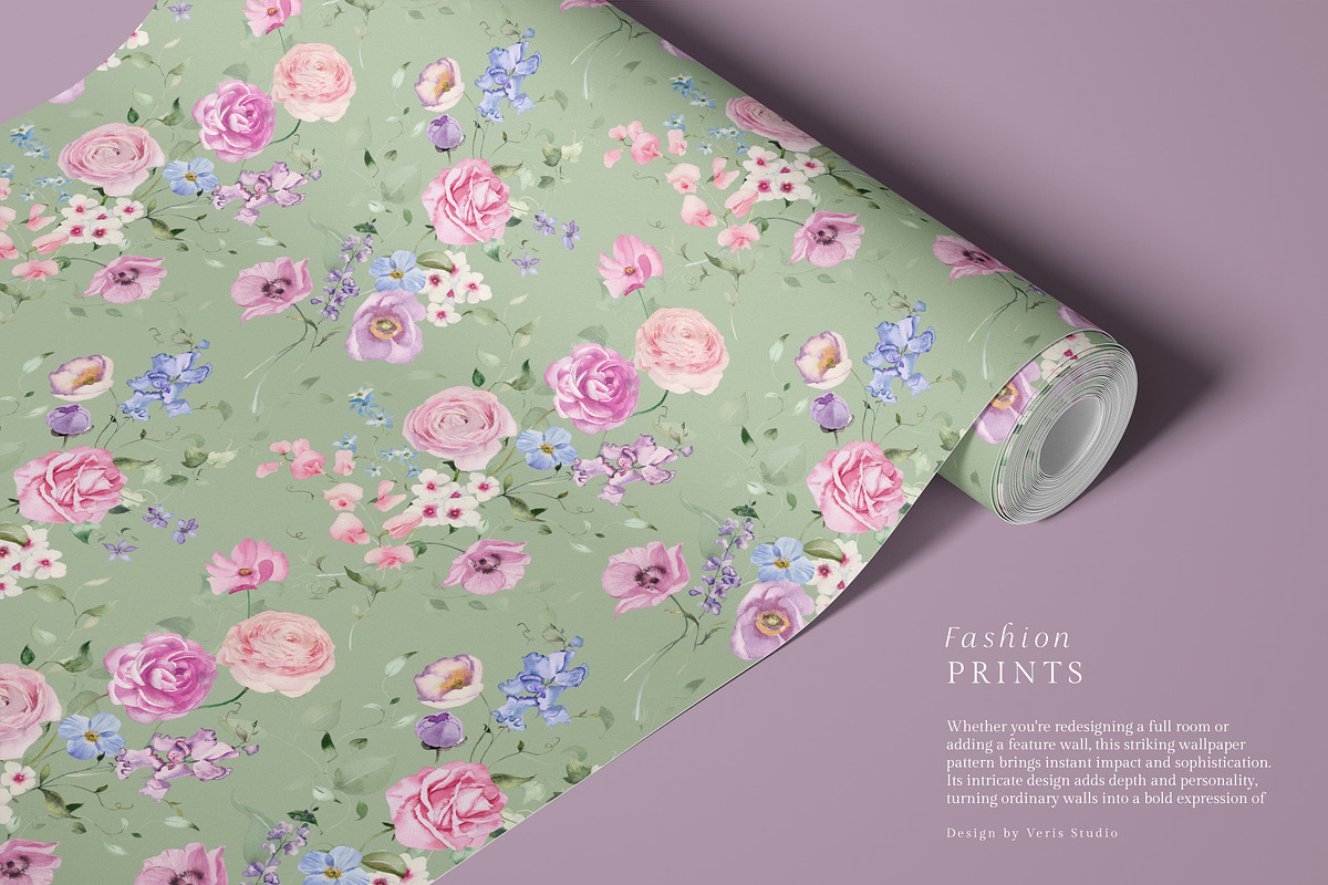 FLORAMA 6 Floral Seamless Patterns, a Pattern Graphic by Veris Studio (Photo 20 of 34)