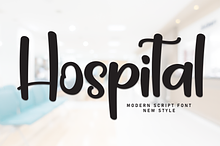 Hospital | Script Font