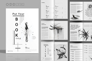 Book Title Layout Design Template, a Brochure Template by StyleArt