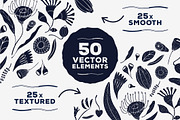 Australian Flora Vector Set, a Decorative Illustration by rouxsupplyco (Thumbnail 4 of 8)