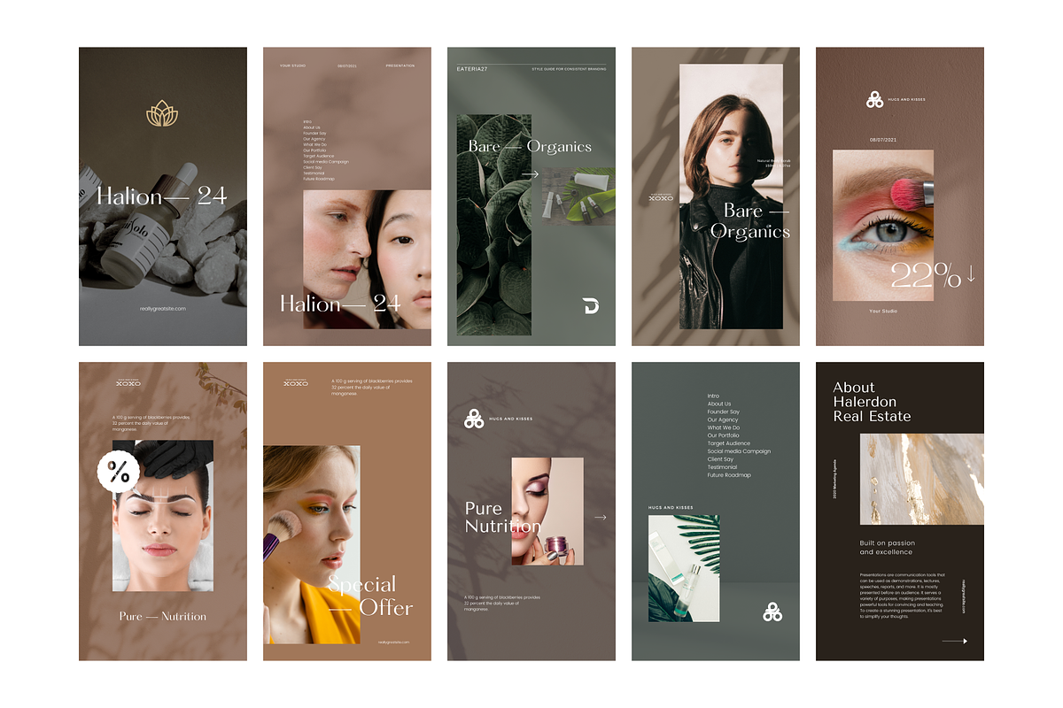 HALION | Cosmetics Canva Template, a Templates & Theme by Goashape Studio (Photo 12 of 12)