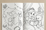 Magical Princess Coloring Book Vol40, a Person Illustration by ikarifq shop (Thumbnail 3 of 7)