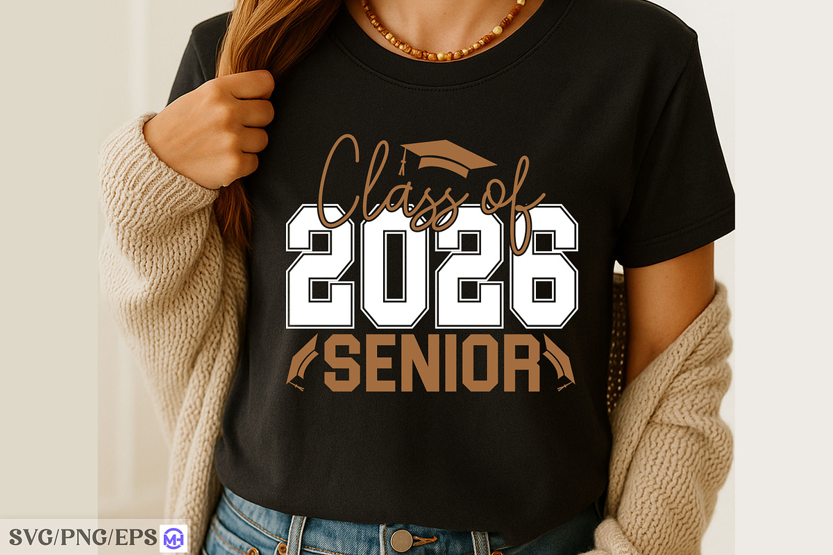 Class of 2026 Senior SVG Graduation, a Graphic by mh_arif (Photo 4 of 4)