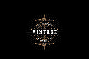 Vintage Badge Emblem Logo